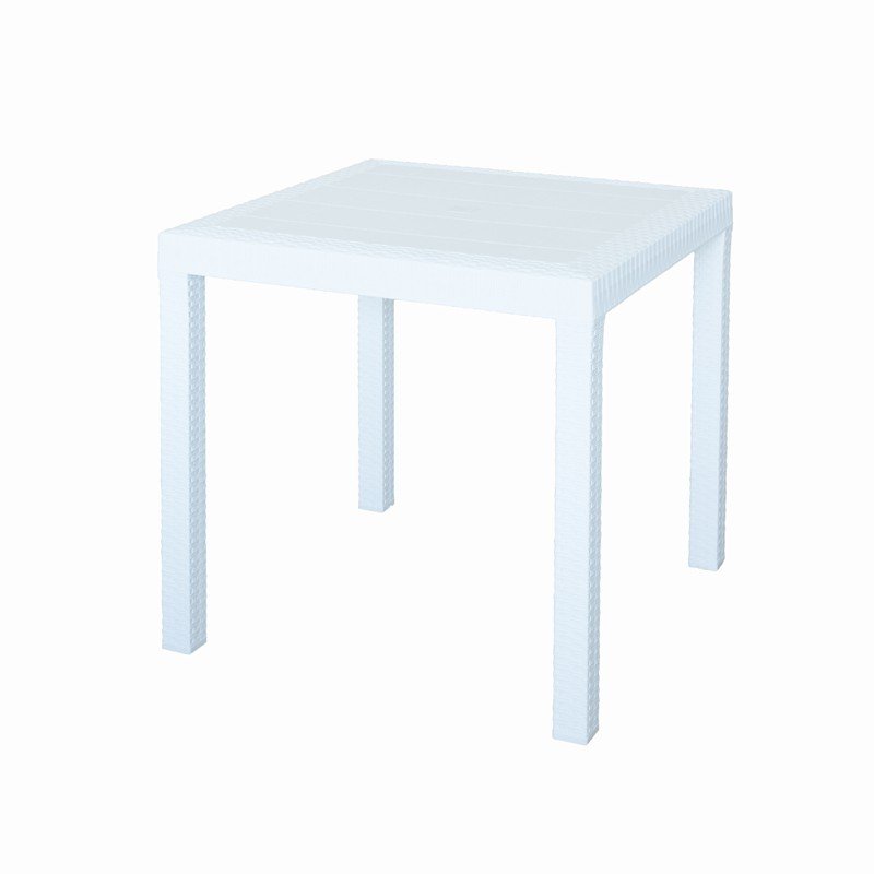 Стол для кафе Dallas 80х80х74 см, цвет белый