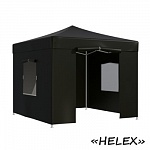 Тент-шатер быстросборный Helex 4322 3x2х3м, чёрный (полиэстер)